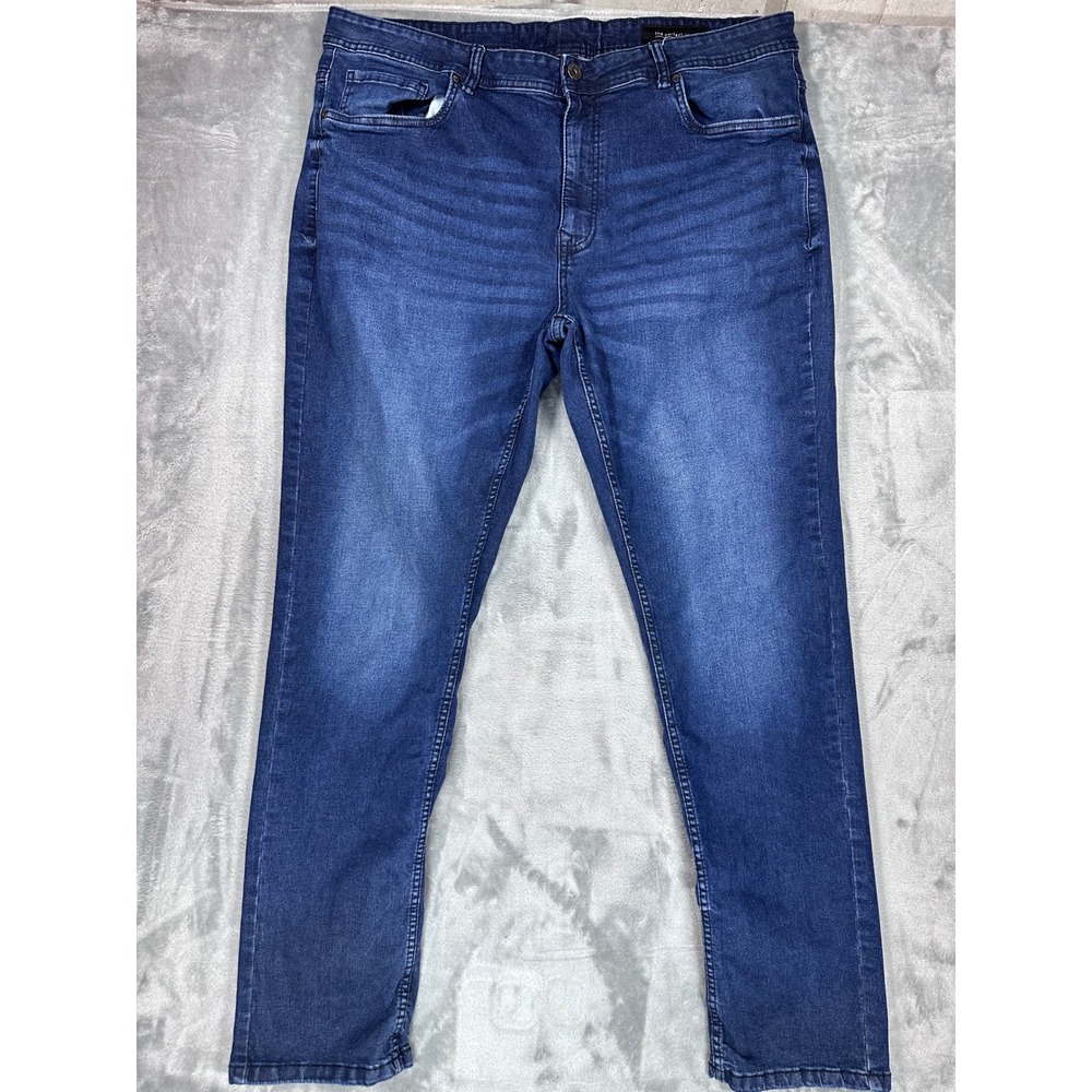 The Perfect Jean NYC Mens Slim‎ Fit Blue Denim Jeans 42x34 JUXT1NKNT34